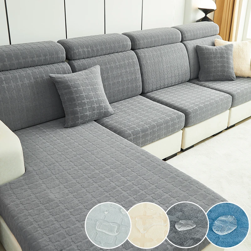 Waterproof Sofa Cushion Cover Non-Slip Sofa Dustproof Cushion Slipcover Living Room L-Shaped 1/2/3/4 Position Couch Covers
Waterproof Sofa Cushion Cover Non-Slip Sofa Dustproof Cushion Slipcover Living Room L-Shaped 1/2/3/4 Position Couch Covers