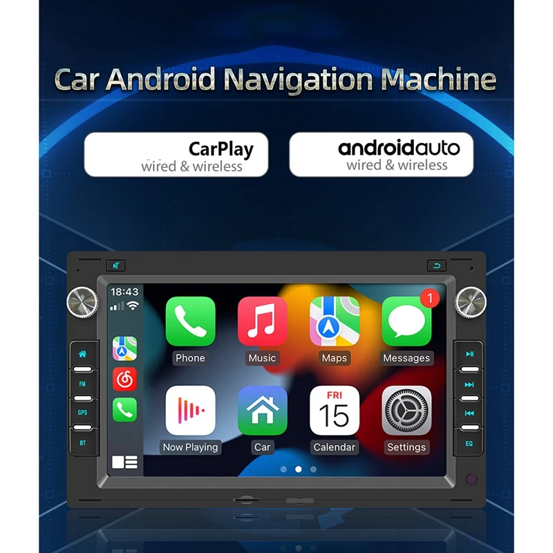 7-дюймовый автомобильный сенсорный экран беспроводной CarPlay Android автомобильный портативный Радиоприемник Bluetooth MP5 для Volkswagen Passat Lingyu 1 + 32G
7-дюймовый автомобильный сенсорный экран беспроводной CarPlay Android автомобильный портативный Радиоприемник Bluetooth MP5 для Volkswagen Passat Lingyu 1 + 32G