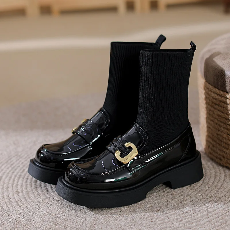 Round Toe Med Heel Boots Women's Genuine Leather Shoes Winter Footwear Boots-Women Ladies Autumn Rubber 2023 Stockings
Round Toe Med Heel Boots Women's Genuine Leather Shoes Winter Footwear Boots-Women Ladies Autumn Rubber 2023 Stockings