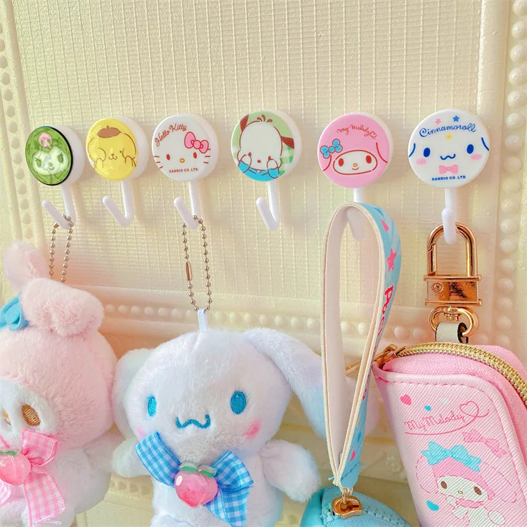 Kawaii Sanrio Hole-Free Hooks Multi-Functional Finishing Home Towel Bathroom Hanger Kitchen Wall Adhesive Hooks
Kawaii Sanrio Hole-Free Hooks Multi-Functional Finishing Home Towel Bathroom Hanger Kitchen Wall Adhesive Hooks