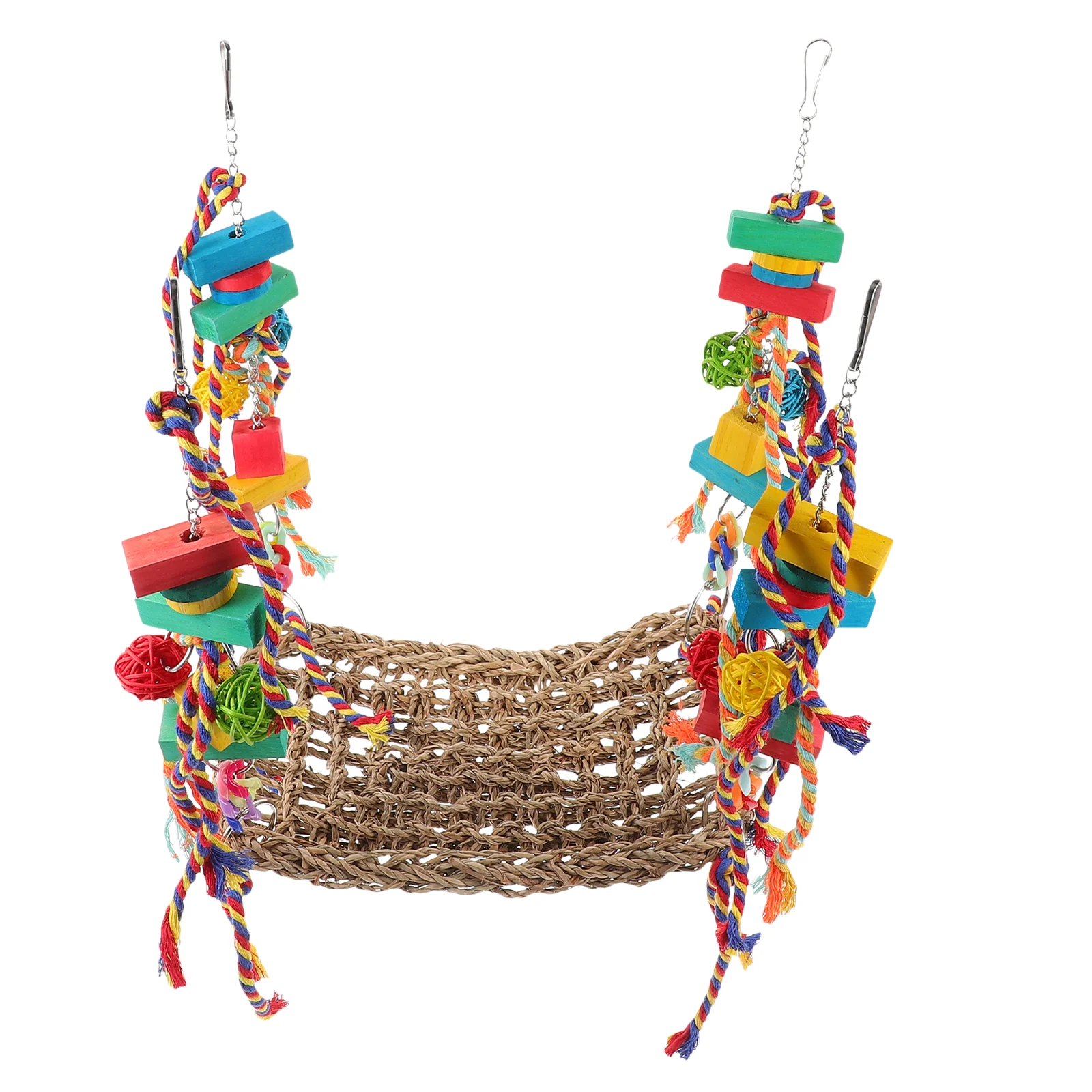 Toy Parrot Bird Hammock for Cages Parakeet Toys The Swing Stand Perch Hanging Parakeets
Toy Parrot Bird Hammock for Cages Parakeet Toys The Swing Stand Perch Hanging Parakeets