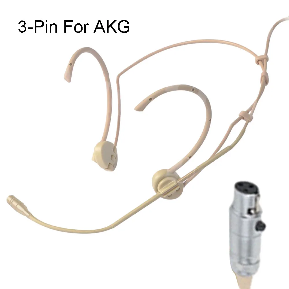Headset Microphone Headworn Earset Over Ear Mic For Sennheiser AKG Shure-Mipro Audio Technica Wireles Transmitter System
Headset Microphone Headworn Earset Over Ear Mic For Sennheiser AKG Shure-Mipro Audio Technica Wireles Transmitter System