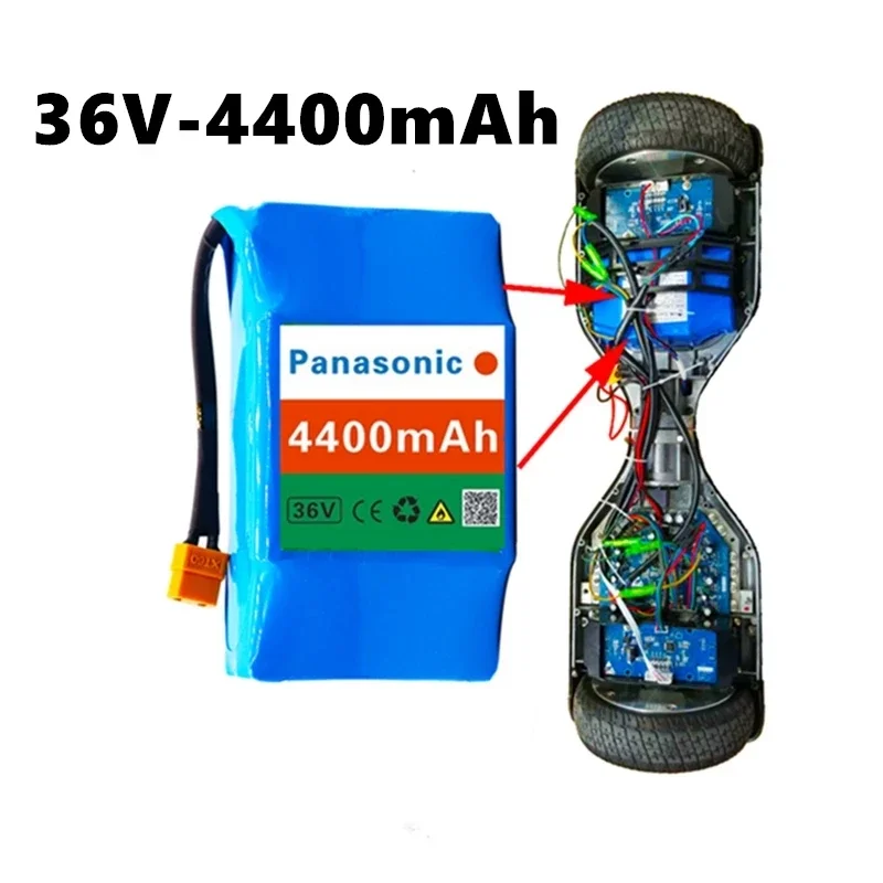 Electric Roller 18650 Lithium Battery Pack 36v 10s 2p 4.4 Ah 4400mAh Rechargeable Roller Hoverboard Batteries Built-in 20A BMS
Electric Roller 18650 Lithium Battery Pack 36v 10s 2p 4.4 Ah 4400mAh Rechargeable Roller Hoverboard Batteries Built-in 20A BMS