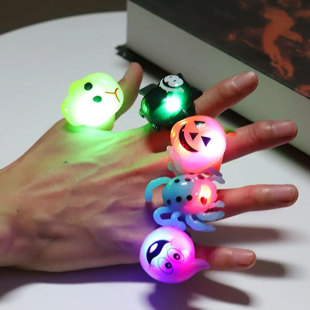 Spider Dimmer Antistress Party Female Halloween Rings LED Glowing Light Halloween Party Jewelry Korean Style Finger Rings
Spider Dimmer Antistress Party Female Halloween Rings LED Glowing Light Halloween Party Jewelry Korean Style Finger Rings
