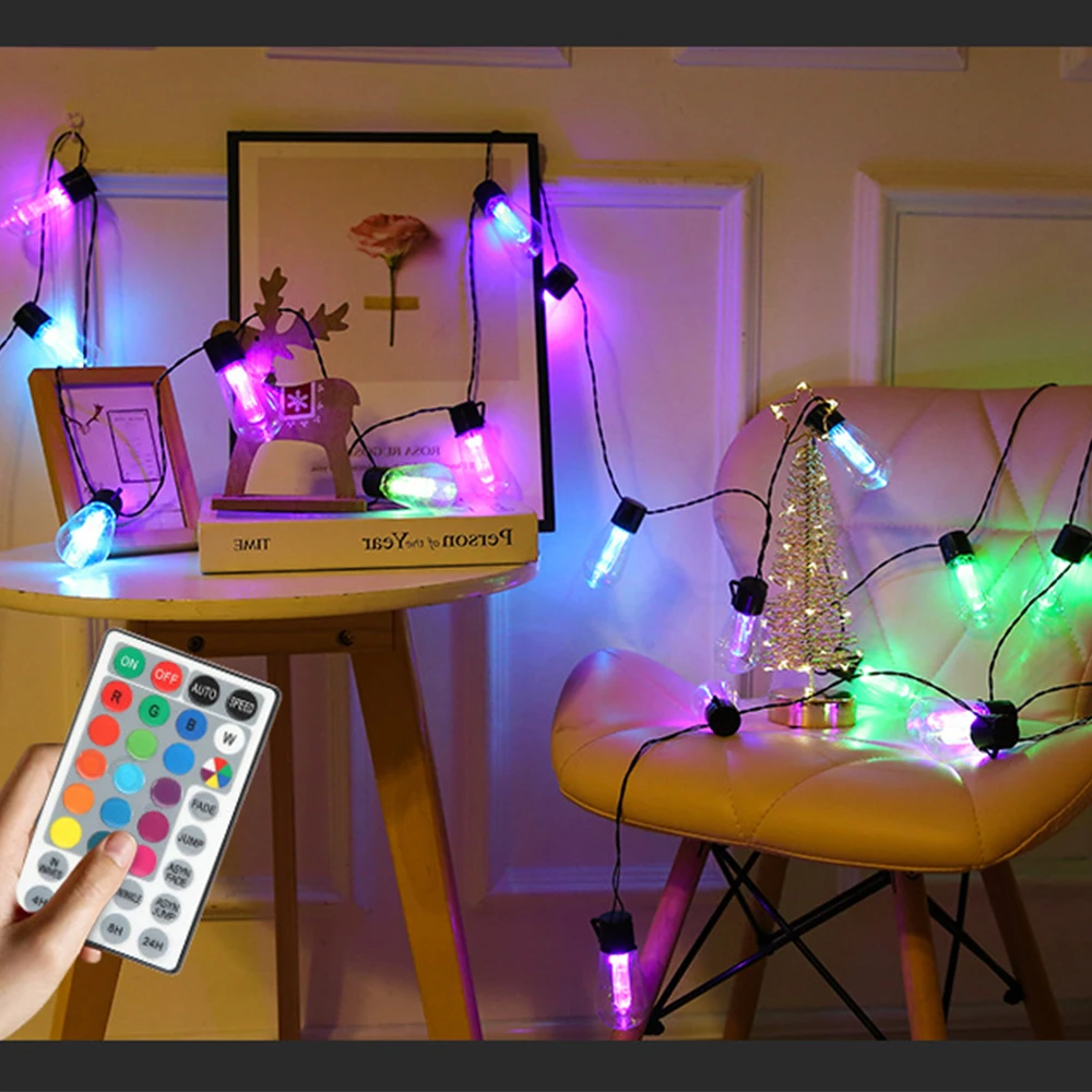 Светодиодная гирлянда с лампочками RGB, Мерцающая подвесная гирлянда с дистанционным управлением, Сказочная Гирлянда-занавеска, украшение для рождественской елки, спальни, кухни
Светодиодная гирлянда с лампочками RGB, Мерцающая подвесная гирлянда с дистанционным управлением, Сказочная Гирлянда-занавеска, украшение для рождественской елки, спальни, кухни
