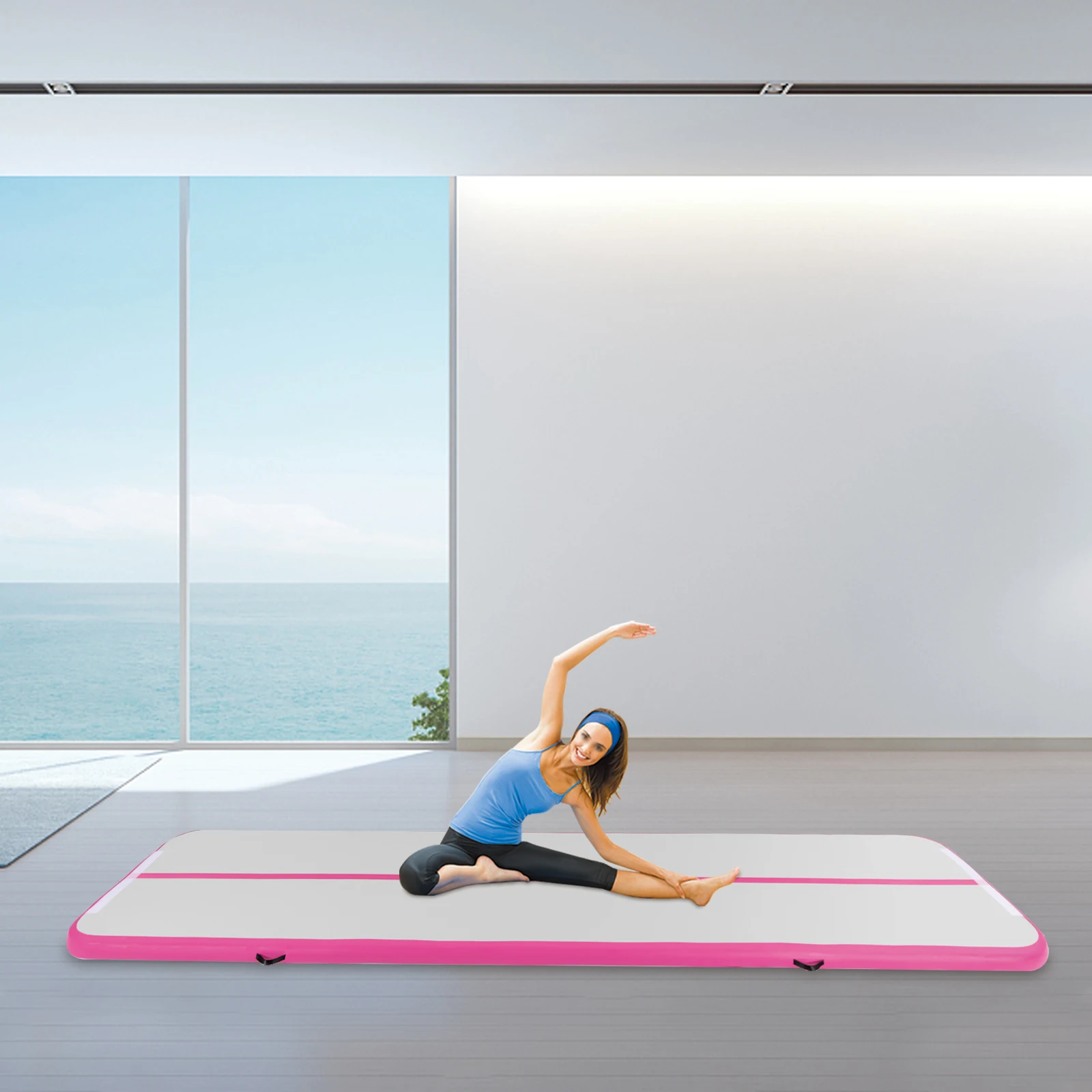 Air Tumbling Track Mats with Free Pump, Yoga Mat, Fitness Airtrack, Inflatable Exercise, Pink, 13x 3.2ft
Air Tumbling Track Mats with Free Pump, Yoga Mat, Fitness Airtrack, Inflatable Exercise, Pink, 13x 3.2ft