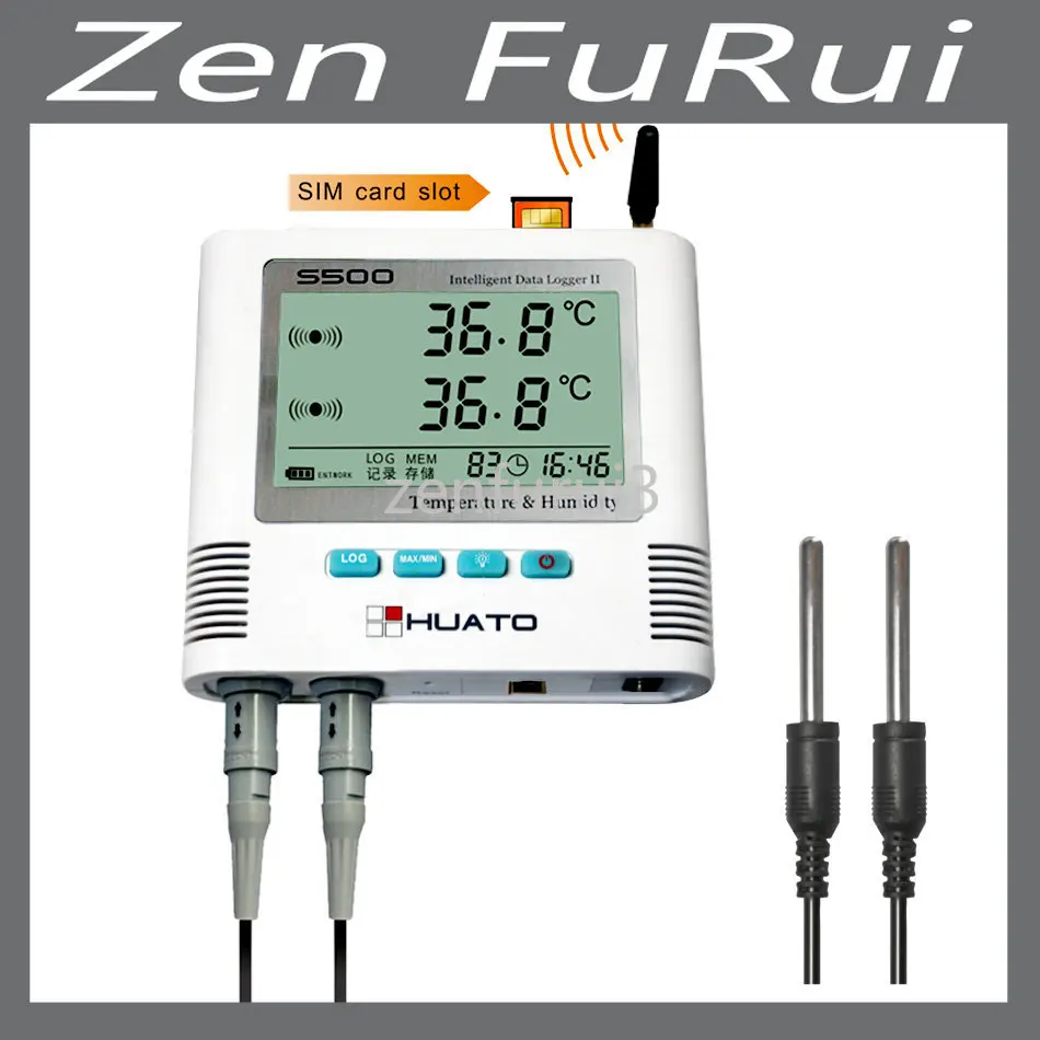 S500-DT-GSM Dual external Sensor USB interface GSM Temperature Data Logger with 2 Channel Built-in sound light alarm function
S500-DT-GSM Dual external Sensor USB interface GSM Temperature Data Logger with 2 Channel Built-in sound light alarm function