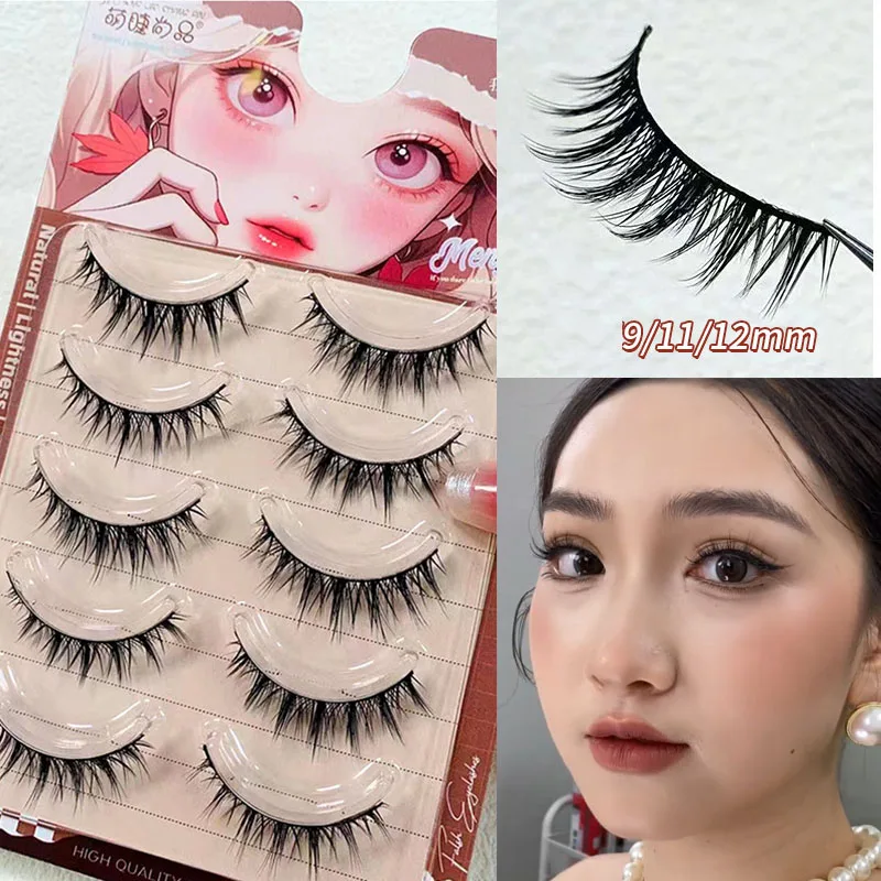 5 Pairs Of New Thick Fake Eyelashes Comics Mixed European And American Makeup Novice Eyelash Makeup Tools
5 Pairs Of New Thick Fake Eyelashes Comics Mixed European And American Makeup Novice Eyelash Makeup Tools