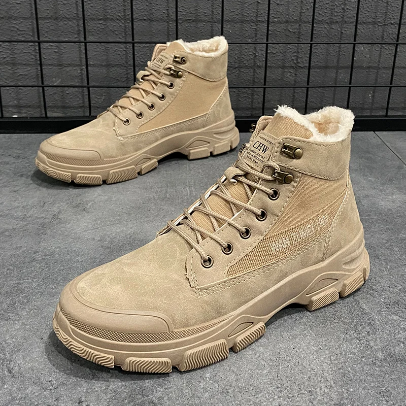 Autumn and Winter 2023 New Men's Military Boots Camouflage Desert Boots High Top Sports Shoes Anti Slip Suede Thermal Work Boots
Autumn and Winter 2023 New Men's Military Boots Camouflage Desert Boots High Top Sports Shoes Anti Slip Suede Thermal Work Boots