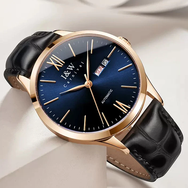 IW Luxury Brand Men Automatic Mechanical Watches Weekly Calendar Display Fashion Business Watch Casual Clock Relogio Masculino
IW Luxury Brand Men Automatic Mechanical Watches Weekly Calendar Display Fashion Business Watch Casual Clock Relogio Masculino