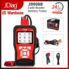 JDiag JD908B Auto Diagnostic Tool Car Code Reader Battery Tester 2 in 1 OBD2 Automotive Engine Scanner
JDiag JD908B Auto Diagnostic Tool Car Code Reader Battery Tester 2 in 1 OBD2 Automotive Engine Scanner