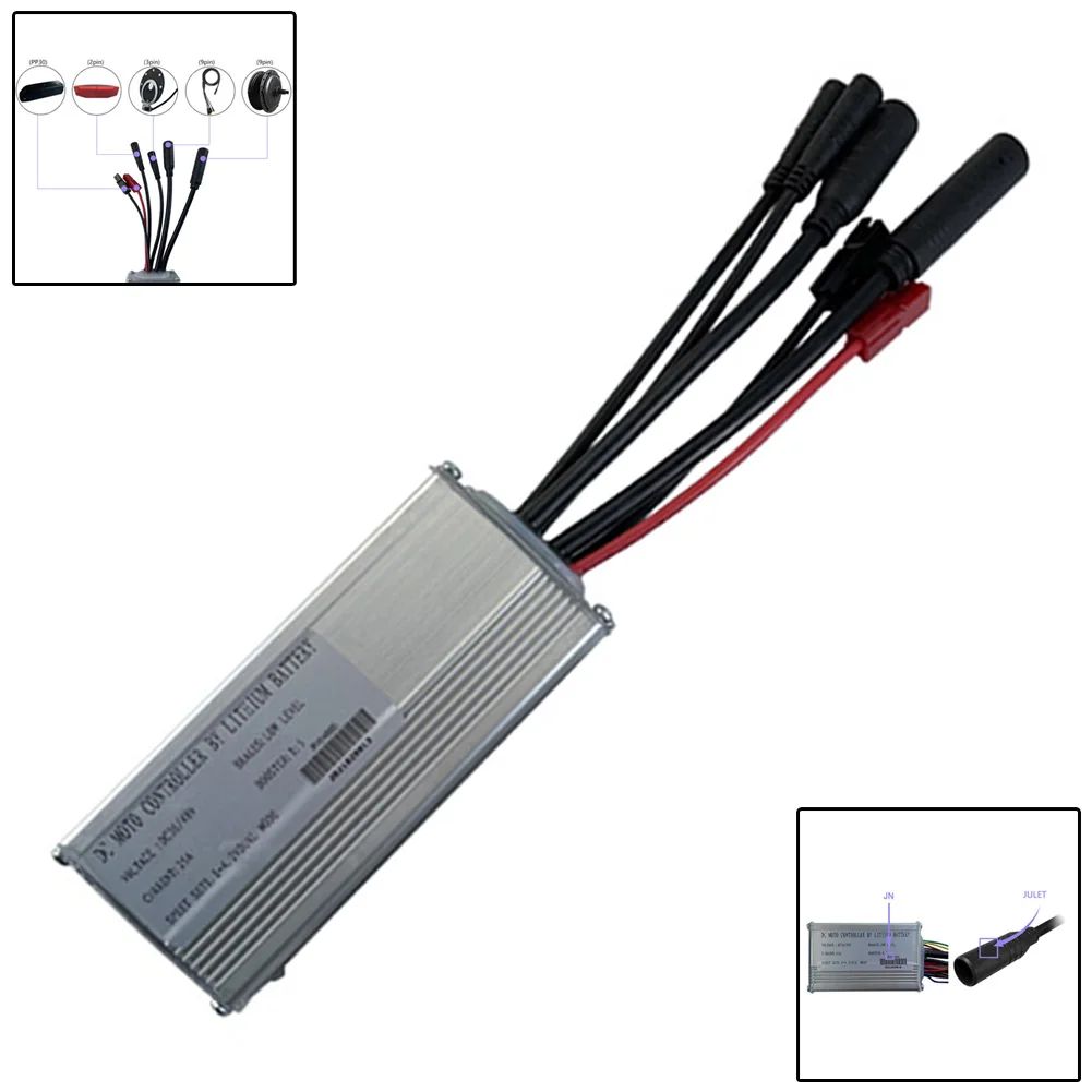 Durable Controller 1 X JN Controller 36V/48V Brushless Hub Consumption Higher Efficiency Lower Current 36V 48V Universal
Durable Controller 1 X JN Controller 36V/48V Brushless Hub Consumption Higher Efficiency Lower Current 36V 48V Universal