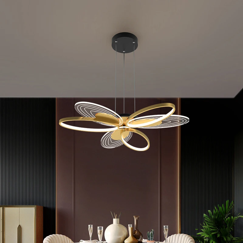 Nordic LED Chandelier Lighting Simple Living Room Home Dining Room Bar Hanging Lamp Creative Flower Type Commercial Chandeliers
Nordic LED Chandelier Lighting Simple Living Room Home Dining Room Bar Hanging Lamp Creative Flower Type Commercial Chandeliers