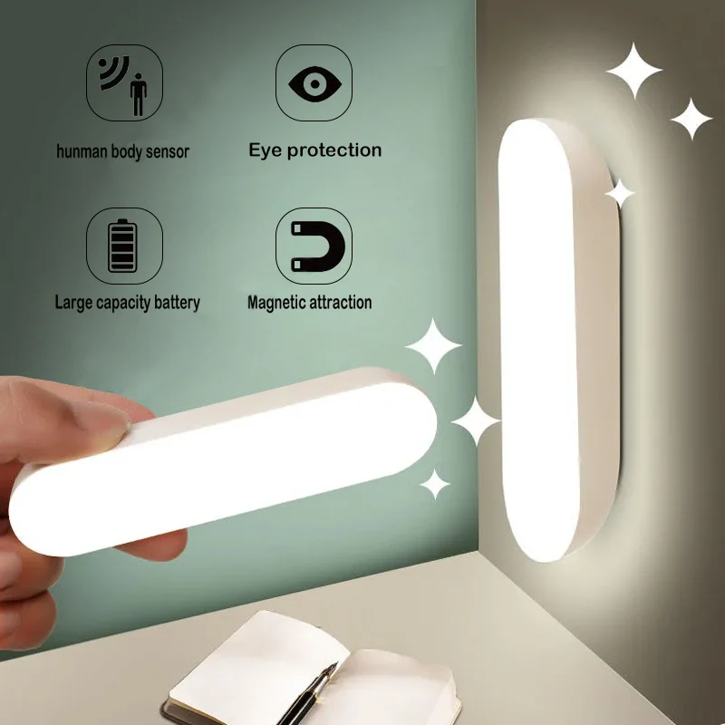 Smart Night Light With Motion Sensor Cabinet Lights Wireless LED Night USB Stair Lamp for for Bedroom Kitchen Cabinet Wardrobe
Smart Night Light With Motion Sensor Cabinet Lights Wireless LED Night USB Stair Lamp for for Bedroom Kitchen Cabinet Wardrobe