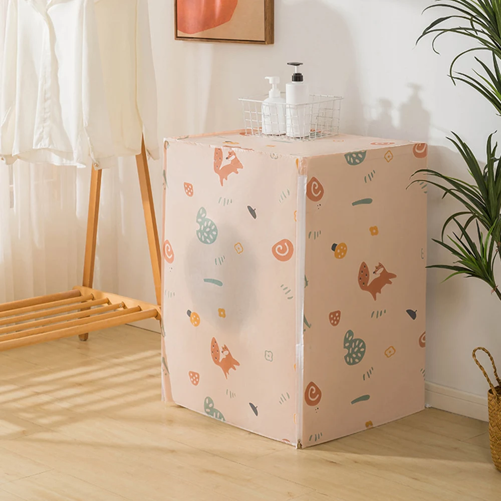 Drum Washing Machine Cover Dust Cover Clean Nordic Waterproof Dust Guard Storage Bag Cute Cartoon Printed Dust Cover Household
Drum Washing Machine Cover Dust Cover Clean Nordic Waterproof Dust Guard Storage Bag Cute Cartoon Printed Dust Cover Household