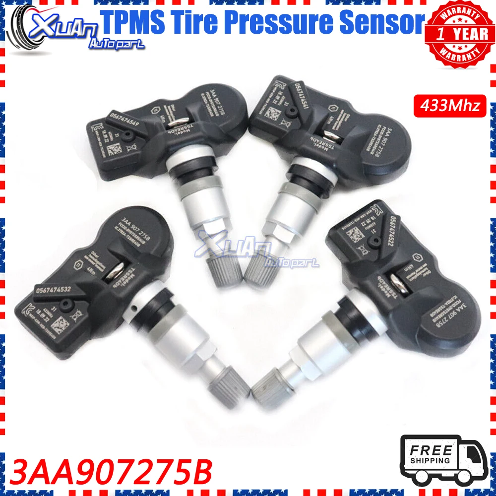 XUAN Tire Pressure Monitoring System Sensor TPMS 3AA907275F For Volkswagen Tiguan CC Touran Passat 433Mhz
XUAN Tire Pressure Monitoring System Sensor TPMS 3AA907275F For Volkswagen Tiguan CC Touran Passat 433Mhz