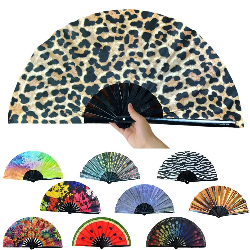 13inch Handheld Fan Colorful Folding Fan Floral Leopard Starry Sky Print Dance Fan Performance Fan Parties Home Decoration Fan
13inch Handheld Fan Colorful Folding Fan Floral Leopard Starry Sky Print Dance Fan Performance Fan Parties Home Decoration Fan