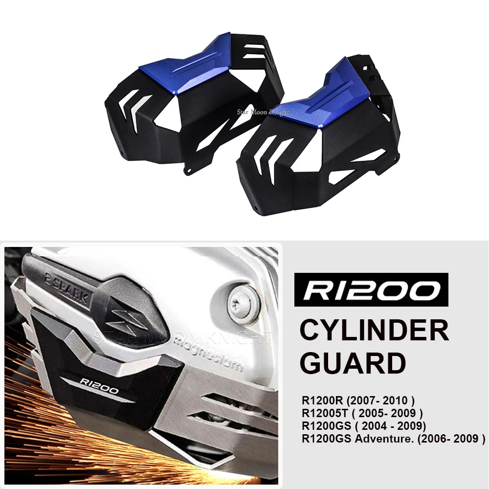 

R1200R R1200ST Motorcycle Engine Guards Cylinder Head Guards Protector Cover Cylinder Guard For BMW R1200GS Adventure 2004-2009