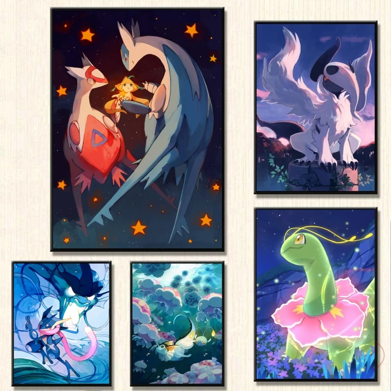 Hot Anime Poster Pokemon Vaporeon Modern Living Room Picture Cuadros Best Gift Children's Bedroom Decor Modular Prints
Hot Anime Poster Pokemon Vaporeon Modern Living Room Picture Cuadros Best Gift Children's Bedroom Decor Modular Prints