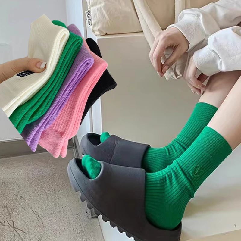 Women Socks Cotton Love Embroidered Cotton Sports Short Socks Gift for Girls Ladies Harajuku Kawaii Mid-tube Pile Socks Hosiery
Women Socks Cotton Love Embroidered Cotton Sports Short Socks Gift for Girls Ladies Harajuku Kawaii Mid-tube Pile Socks Hosiery