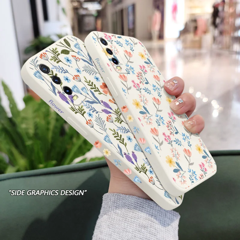 Floral Cloth Phone Case For VIVO Y20 Y20i Y20S Y12S Y30 Y33S Y12 Y15 Y17 Y19 Y21 S1 Pro Y91 Y93 Y95 Silicone Cover
Floral Cloth Phone Case For VIVO Y20 Y20i Y20S Y12S Y30 Y33S Y12 Y15 Y17 Y19 Y21 S1 Pro Y91 Y93 Y95 Silicone Cover