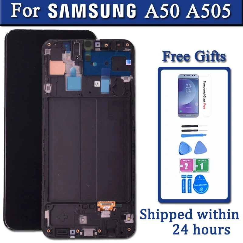 ЖК-дисплей для SAMSUNG GALAXY A50, дисплей с дигитайзером сенсорного экрана в сборе с рамкой Для A505/DS, A505FN, A505G, A505GN, A505YN
ЖК-дисплей для SAMSUNG GALAXY A50, дисплей с дигитайзером сенсорного экрана в сборе с рамкой Для A505/DS, A505FN, A505G, A505GN, A505YN