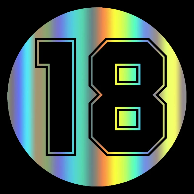 Funny Vinyl Decal Figure Racing Number 18 Car Sticker Waterproof Auto Decors on Truck Bumper Rear Window Choose Size
Funny Vinyl Decal Figure Racing Number 18 Car Sticker Waterproof Auto Decors on Truck Bumper Rear Window Choose Size
