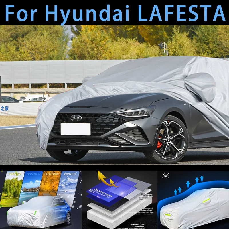 For Hyundai LAFESA Car protective cover,sun protection,rain protection, UV protection,dust prevention auto paint protective
For Hyundai LAFESA Car protective cover,sun protection,rain protection, UV protection,dust prevention auto paint protective