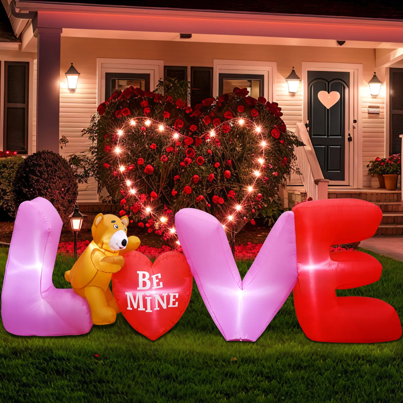 OurWarm 9ft Valentine's Day Inflatable Wedding Love Inflatable Room Outdoor Decoration LED Light for Birthday Party Decor Gifts
OurWarm 9ft Valentine's Day Inflatable Wedding Love Inflatable Room Outdoor Decoration LED Light for Birthday Party Decor Gifts
