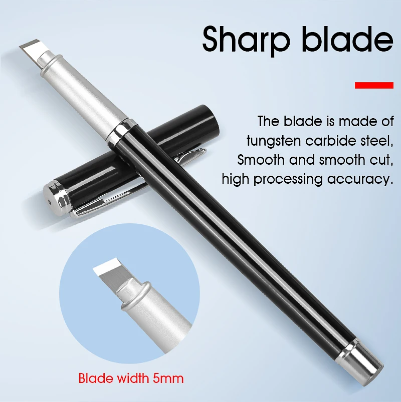 

Fiber Cutting Pen Fiber Cleaver Pen Optical Fiber Cleaver Pen Type Cutter Cleaving Tool Flat Ruby Blade durable