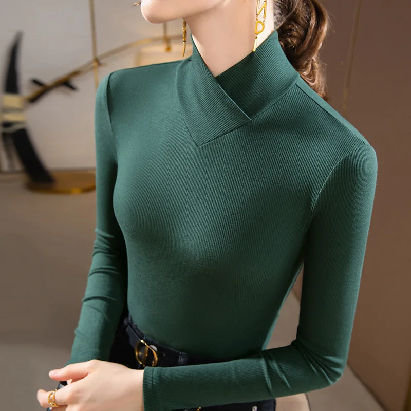HIgh Quality 2024 Women Tops Winter Autumn Elastic Force T- Shirt Female Grace Clothing Sexy Crop Top Clothes Casual Blouse Y2k
HIgh Quality 2024 Women Tops Winter Autumn Elastic Force T- Shirt Female Grace Clothing Sexy Crop Top Clothes Casual Blouse Y2k