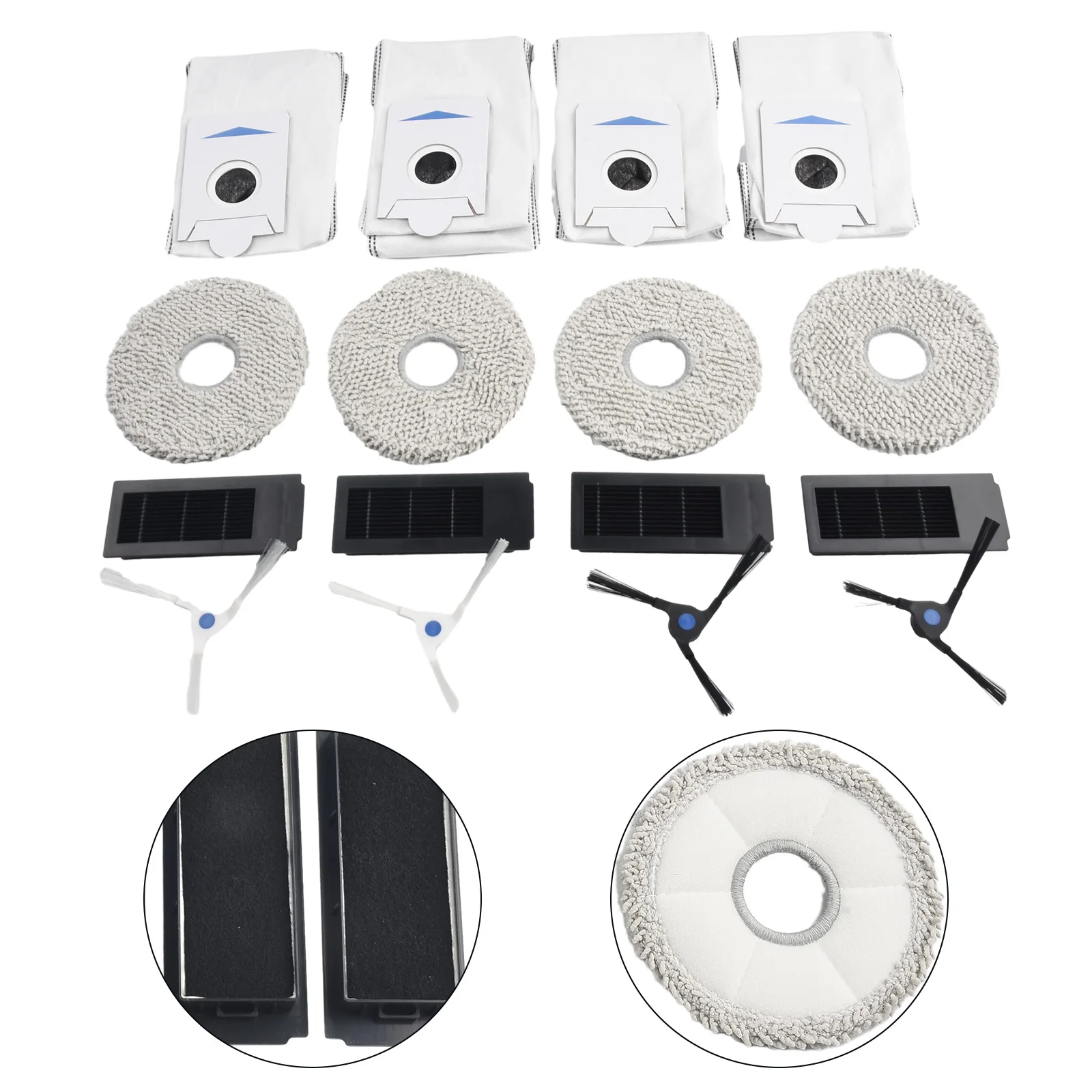 Набор аксессуаров для пылесоса DEX86, детали для пылесоса DEEBOT X2, X2 Pro, Ecovacs, запасные фильтры, абсолютно новые
Набор аксессуаров для пылесоса DEX86, детали для пылесоса DEEBOT X2, X2 Pro, Ecovacs, запасные фильтры, абсолютно новые