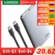 UGREEN HDD Case 2.5 6Gbps SATA to USB C 3.1 Gen 2 External Hard Drive Box Aluminum Case HD For Sata Hard Disk SSD HDD Enclosure
UGREEN HDD Case 2.5 6Gbps SATA to USB C 3.1 Gen 2 External Hard Drive Box Aluminum Case HD For Sata Hard Disk SSD HDD Enclosure