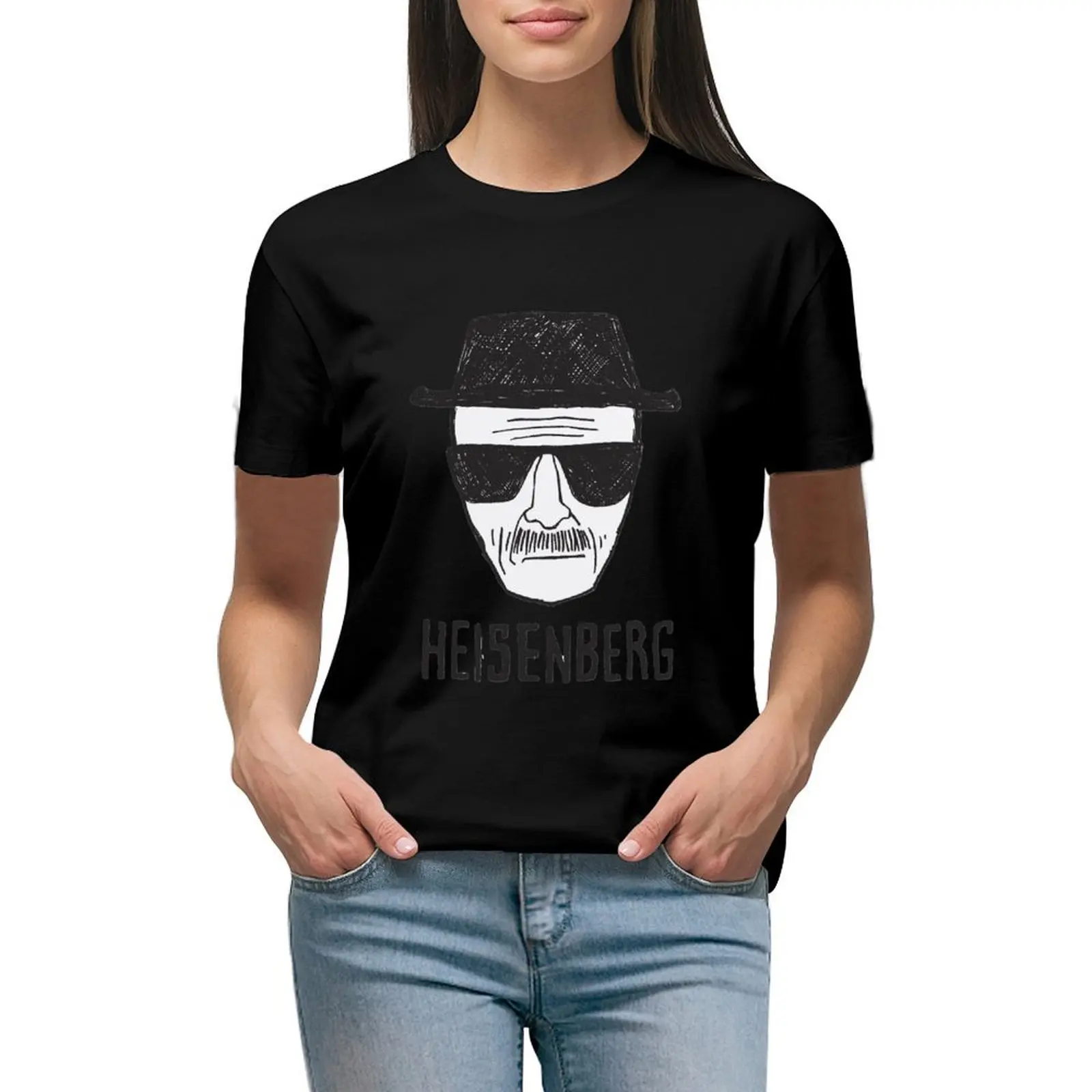 Breaking Bad / Heisenberg Drawing T-Shirt anime clothes quick-drying Female clothing Women's cotton t-shirt
Breaking Bad / Heisenberg Drawing T-Shirt anime clothes quick-drying Female clothing Women's cotton t-shirt