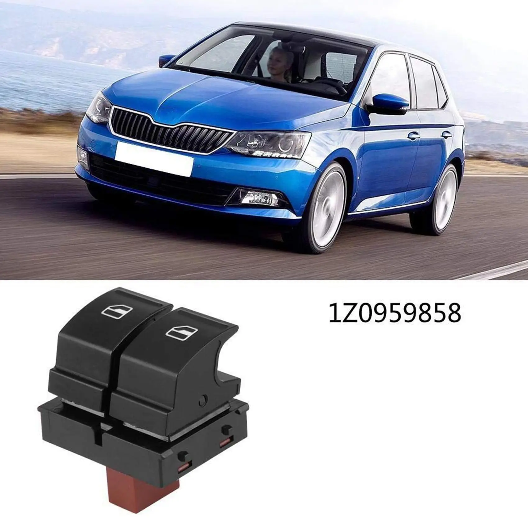 Кнопка переключателя стеклоподъемника 1Z0959858 для Skoda Fabia 2 Octavia 1Z Roomster
Кнопка переключателя стеклоподъемника 1Z0959858 для Skoda Fabia 2 Octavia 1Z Roomster