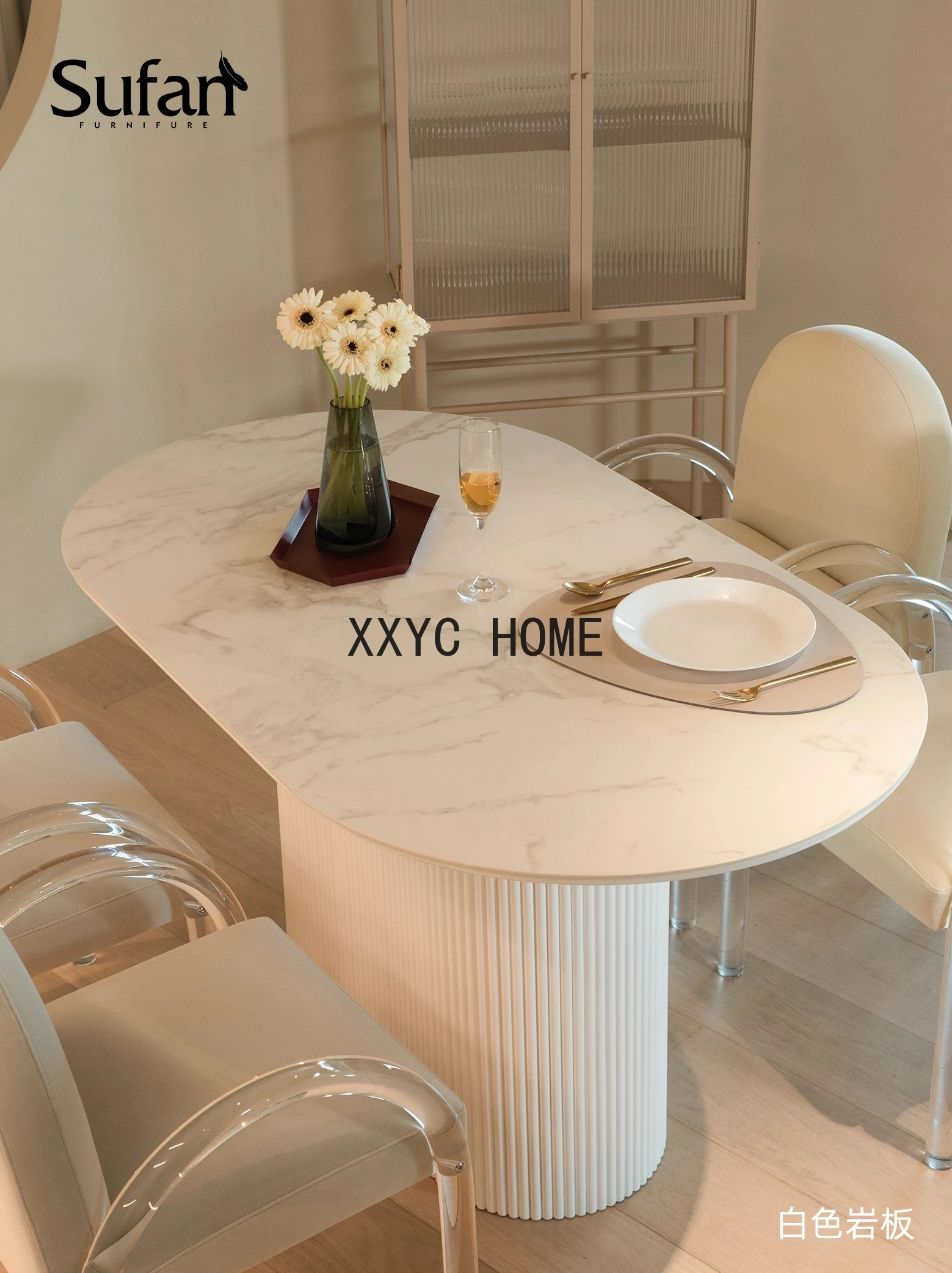 Nordic Stone Plate Dining Table Simple Small Apartment Practical Prolate Ellipse Solid Wood
Nordic Stone Plate Dining Table Simple Small Apartment Practical Prolate Ellipse Solid Wood
