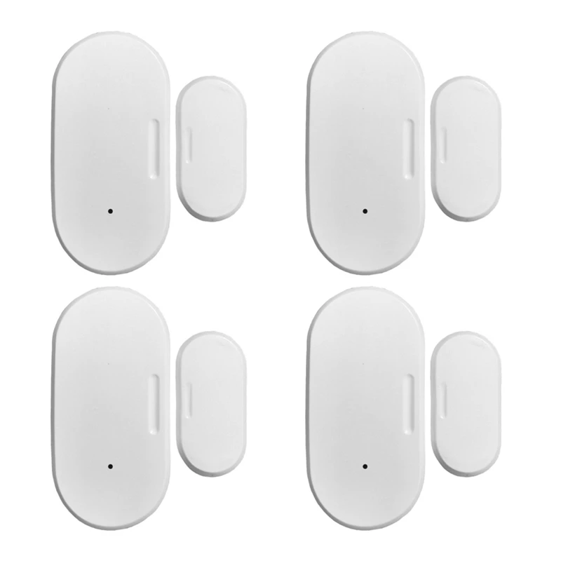 

4X Tuya Zigbee Door & Window Sensor Smart Home Automation Security Protection Smartlife APP Alarm Remote Real-Time Push