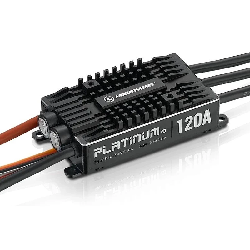 Hobbywing Platinum Pro V4 120A 3-6S Lipo BEC Empty Mold Brushless ESC for RC Drone Aircraft Helicopter
Hobbywing Platinum Pro V4 120A 3-6S Lipo BEC Empty Mold Brushless ESC for RC Drone Aircraft Helicopter