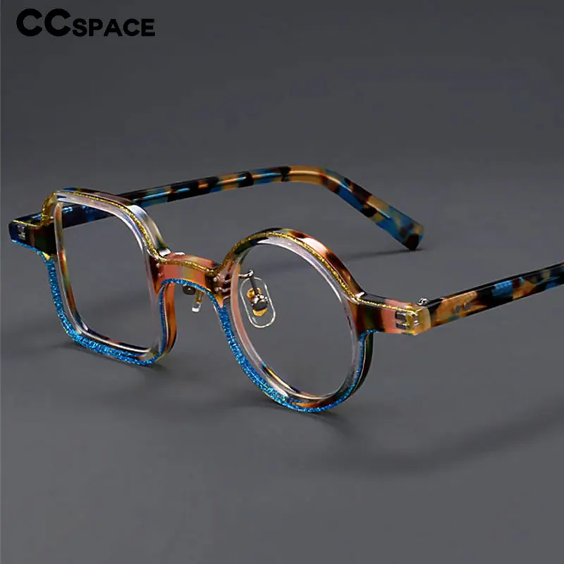 55589 Women Acetate Glasses Frames Vintage Men Optical Prescription Eyeglasses Two Color Splicing Reading Eyewear Frames
55589 Women Acetate Glasses Frames Vintage Men Optical Prescription Eyeglasses Two Color Splicing Reading Eyewear Frames