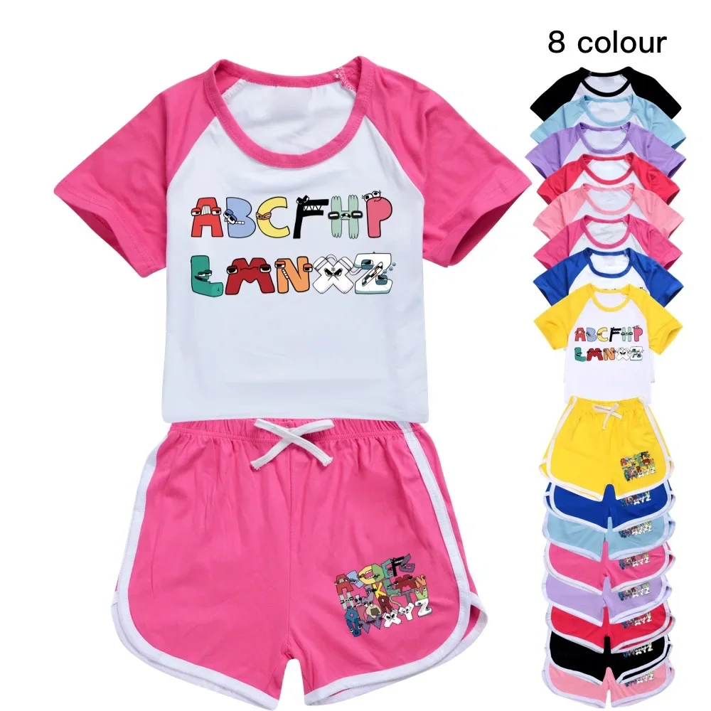 Alphabet Lore 100-170CM New T-shirt+Shorts Casual Sports Suit Kids Boutique Clothing Wholesale Baby Girl Tops Set Boys Tshirt
Alphabet Lore 100-170CM New T-shirt+Shorts Casual Sports Suit Kids Boutique Clothing Wholesale Baby Girl Tops Set Boys Tshirt