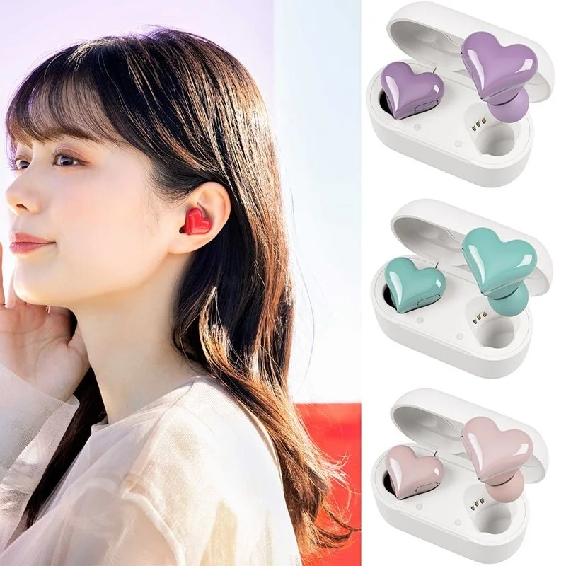 Heartbuds Wireless Headset TWS Earbuds Bluetooth Earphones Heart Buds Women Fashion Pink Gaming Student Headphones For Girl Gift
Heartbuds Wireless Headset TWS Earbuds Bluetooth Earphones Heart Buds Women Fashion Pink Gaming Student Headphones For Girl Gift