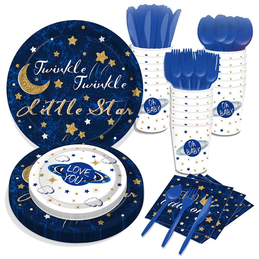 Oh Baby Boys Twinkle Twinkle Little Star ONE First Birthday Party Disposable Tableware Sets Plate Napkin Baby Shower Party Decor
Oh Baby Boys Twinkle Twinkle Little Star ONE First Birthday Party Disposable Tableware Sets Plate Napkin Baby Shower Party Decor