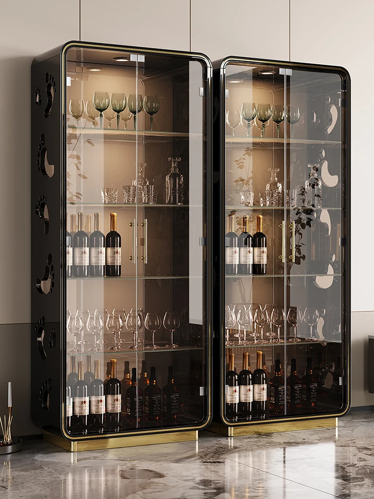 Living room wine cabinet display cabinet home TV cabinet side wine cabinet glass light luxury high-end wall
Living room wine cabinet display cabinet home TV cabinet side wine cabinet glass light luxury high-end wall