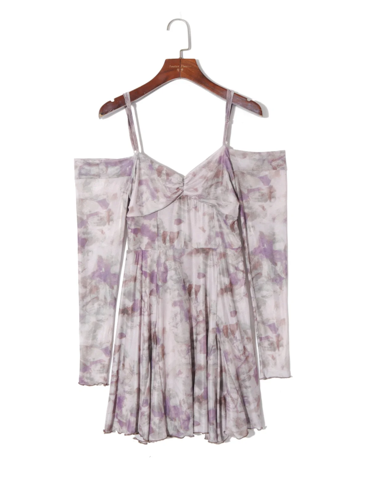 Women's Retro Printed Sexy Off-the-shoulder Long-sleeved Suspender Dress Female Summer High Waist Slim Short Camisole Dresses
Women's Retro Printed Sexy Off-the-shoulder Long-sleeved Suspender Dress Female Summer High Waist Slim Short Camisole Dresses