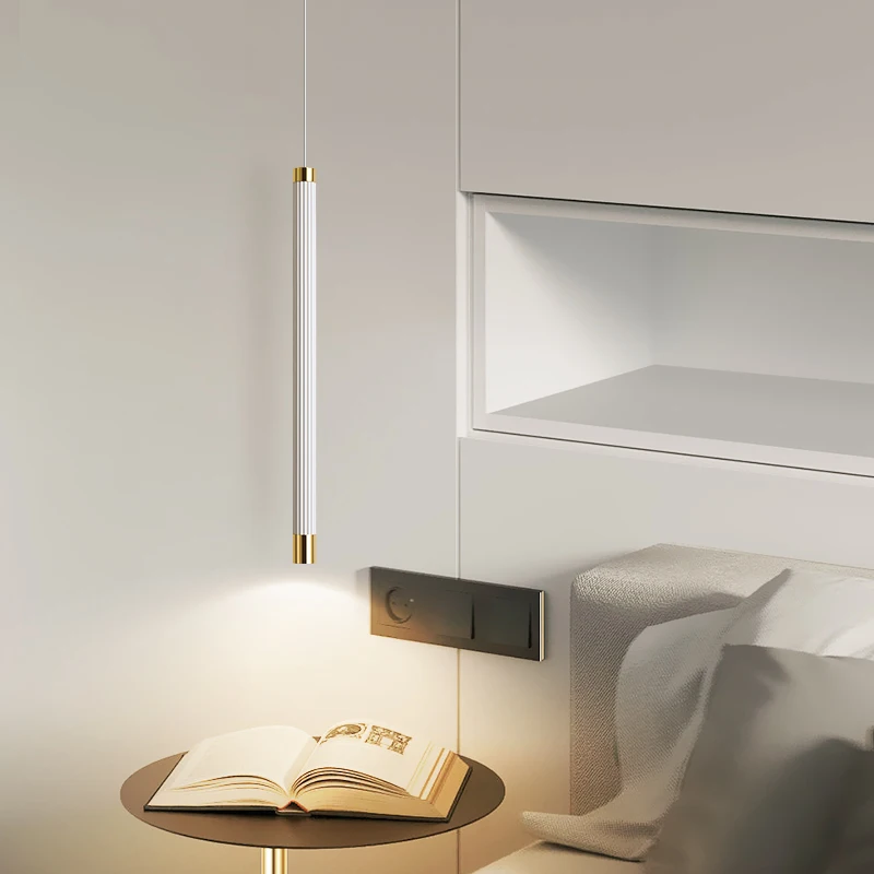 Full Spectrum Eye Protection Bedroom Bedside Small Pendant Lights Modern Simple High-end Style Master Bedroom Study Chandelier
Full Spectrum Eye Protection Bedroom Bedside Small Pendant Lights Modern Simple High-end Style Master Bedroom Study Chandelier