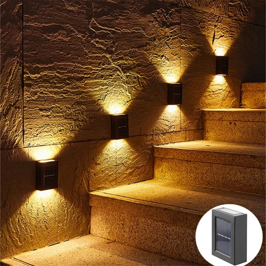 Waterproof 1/2/4Pcs Solar Wall Lamps Outdoor LED Garden Smart Landscape Fence Lights for Balcony Street Patio Decoration
Waterproof 1/2/4Pcs Solar Wall Lamps Outdoor LED Garden Smart Landscape Fence Lights for Balcony Street Patio Decoration