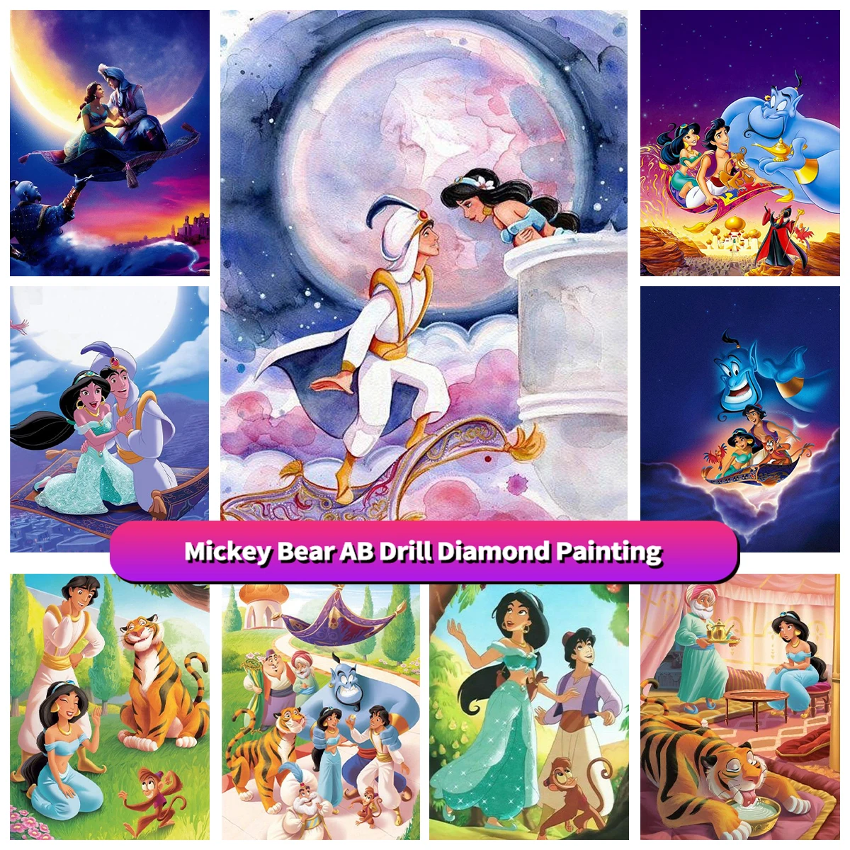 Fairy Tale Cartoon Characters Diamond Painting Kit Aladdin and the Magic Lamp Diamond Cross Stitch Embroidery Mosaic Home Decor
Fairy Tale Cartoon Characters Diamond Painting Kit Aladdin and the Magic Lamp Diamond Cross Stitch Embroidery Mosaic Home Decor