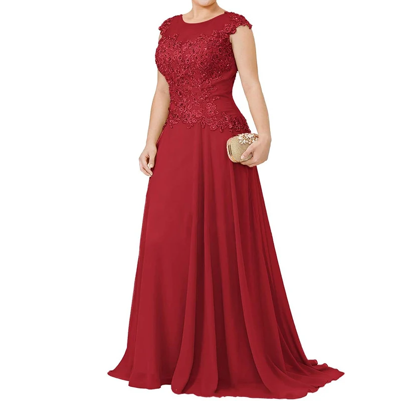 CC Plus Size Mother of The Bride Dresses Long Evening Formal Dress Beaded Lace Applique
CC Plus Size Mother of The Bride Dresses Long Evening Formal Dress Beaded Lace Applique