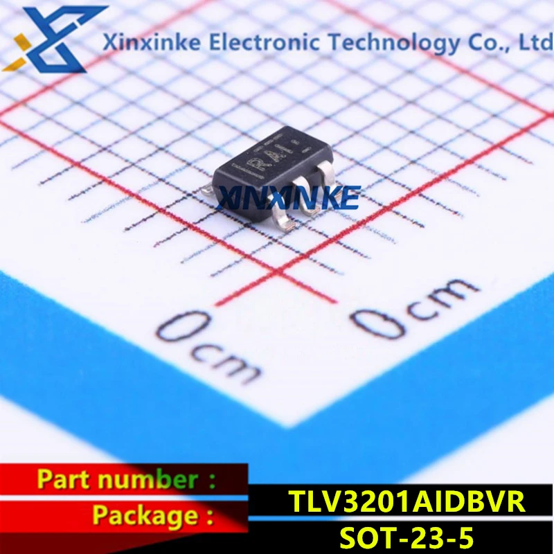 TLV3201AIDBVR SOT-23-5 Mark: RAI High-speed Micropower Rail-to-rail Input Single-channel Comparator With Push-pull Output Amp IC
TLV3201AIDBVR SOT-23-5 Mark: RAI High-speed Micropower Rail-to-rail Input Single-channel Comparator With Push-pull Output Amp IC