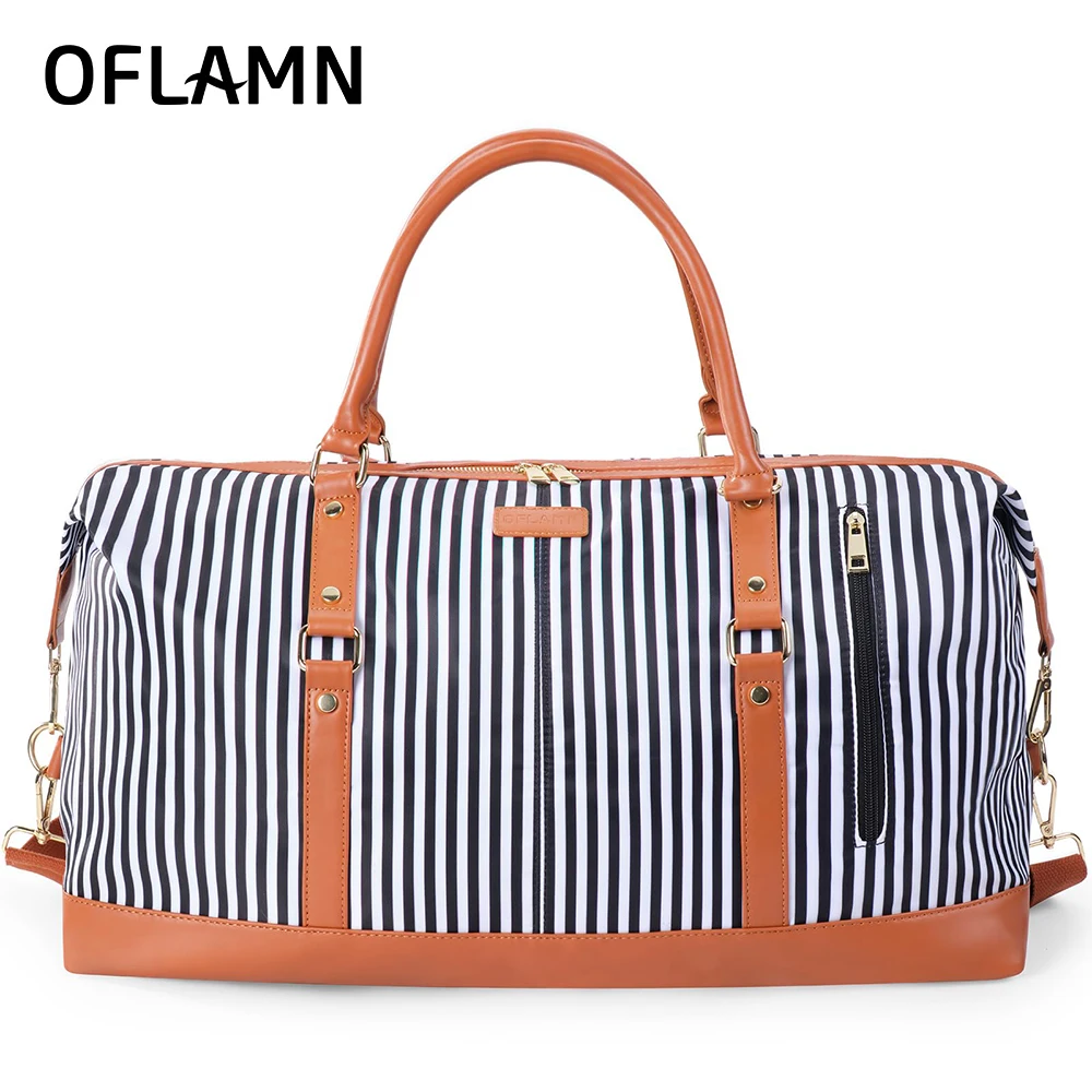 

Nylon Garment Duffel Bag Travel Organizer Weekend Hand Bags Portable Suitcases Large Capacity Folding Travel Bag